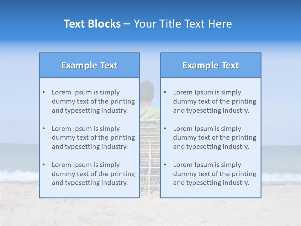 Coastline Exciting Child PowerPoint Template