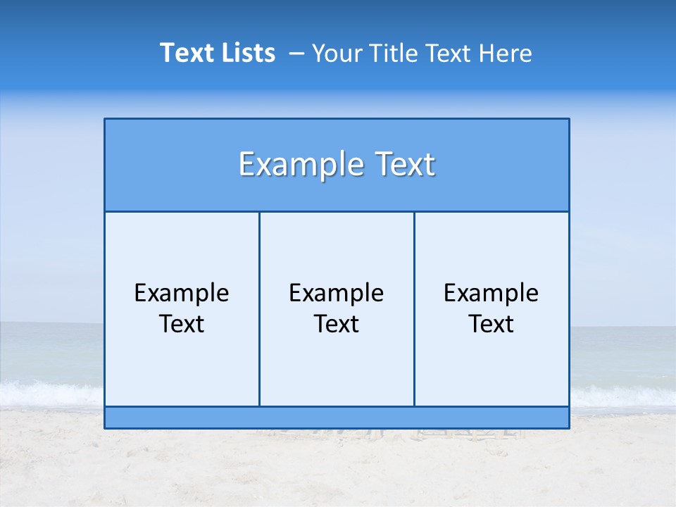 Coastline Exciting Child PowerPoint Template