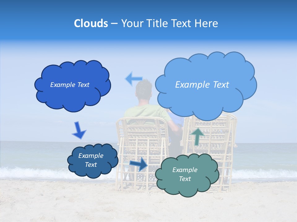 Coastline Exciting Child PowerPoint Template