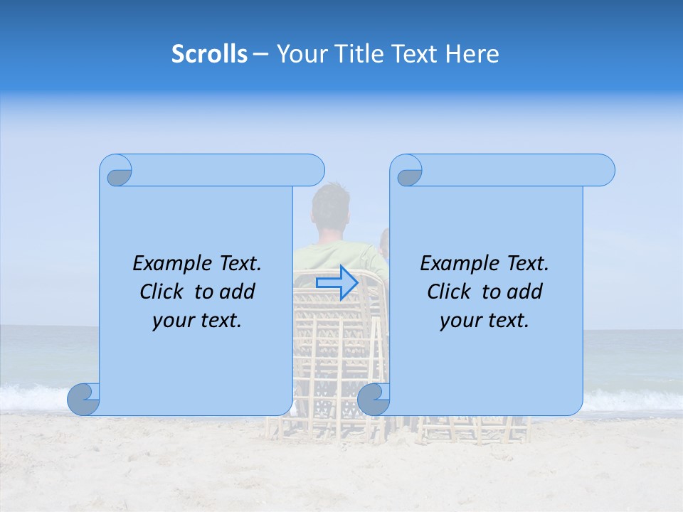Coastline Exciting Child PowerPoint Template