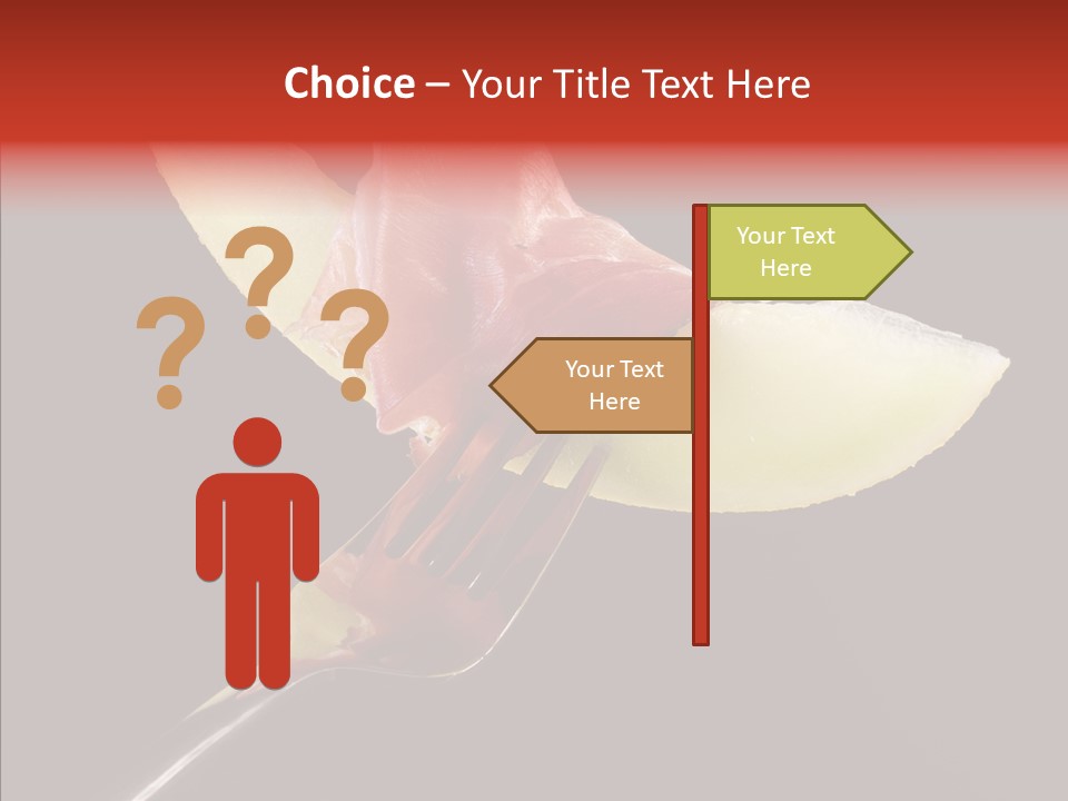 Diet Melon Hors D PowerPoint Template