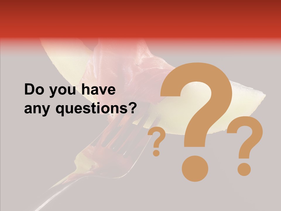 Diet Melon Hors D PowerPoint Template