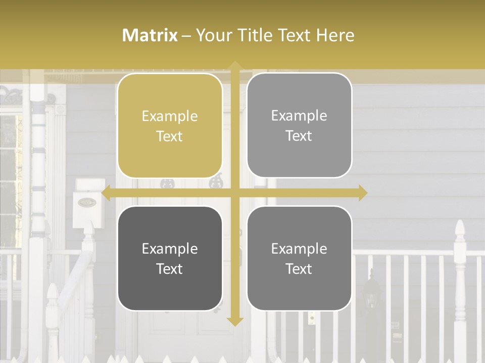 Sold Homefront Home PowerPoint Template