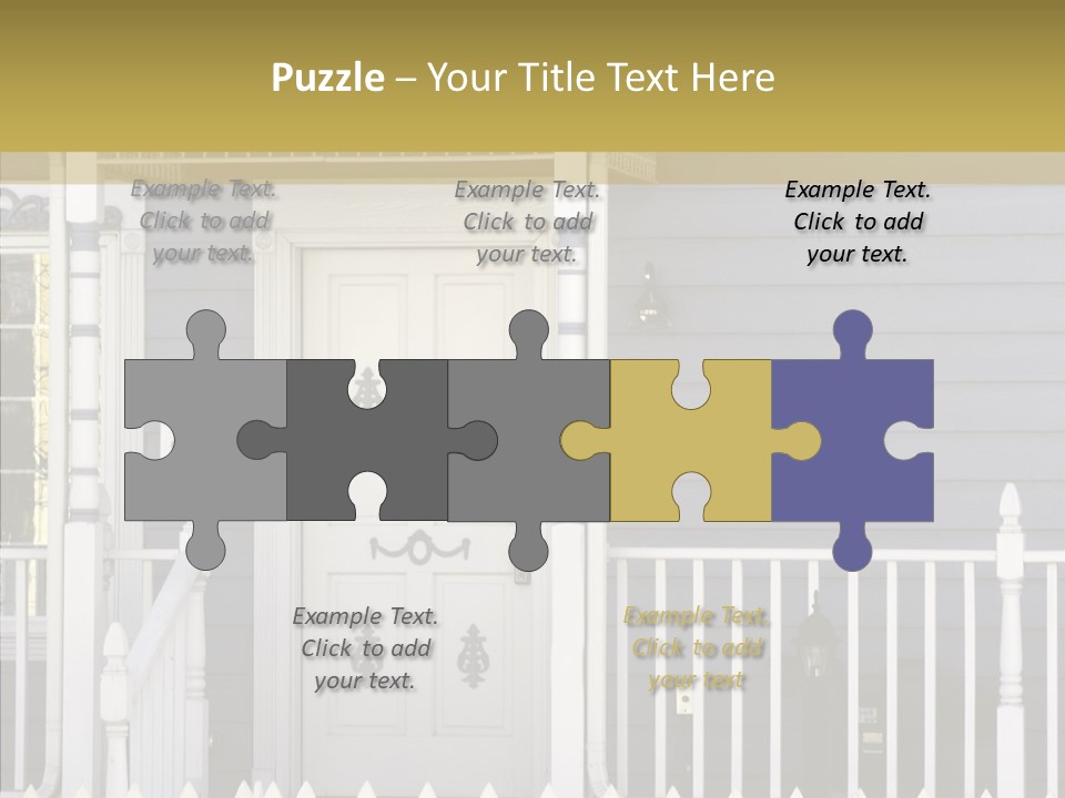 Sold Homefront Home PowerPoint Template