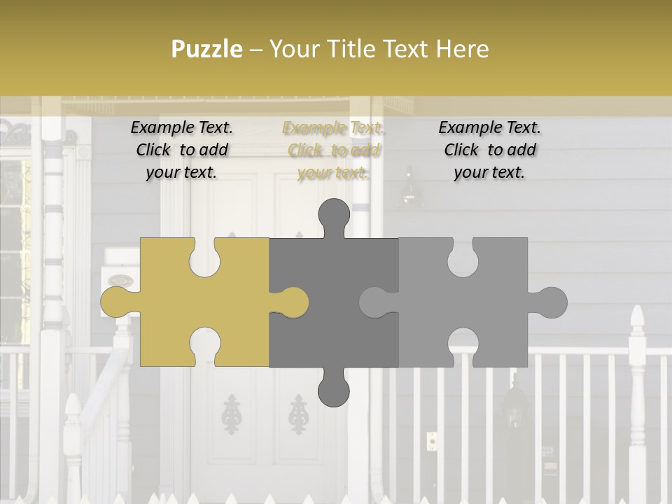 Sold Homefront Home PowerPoint Template