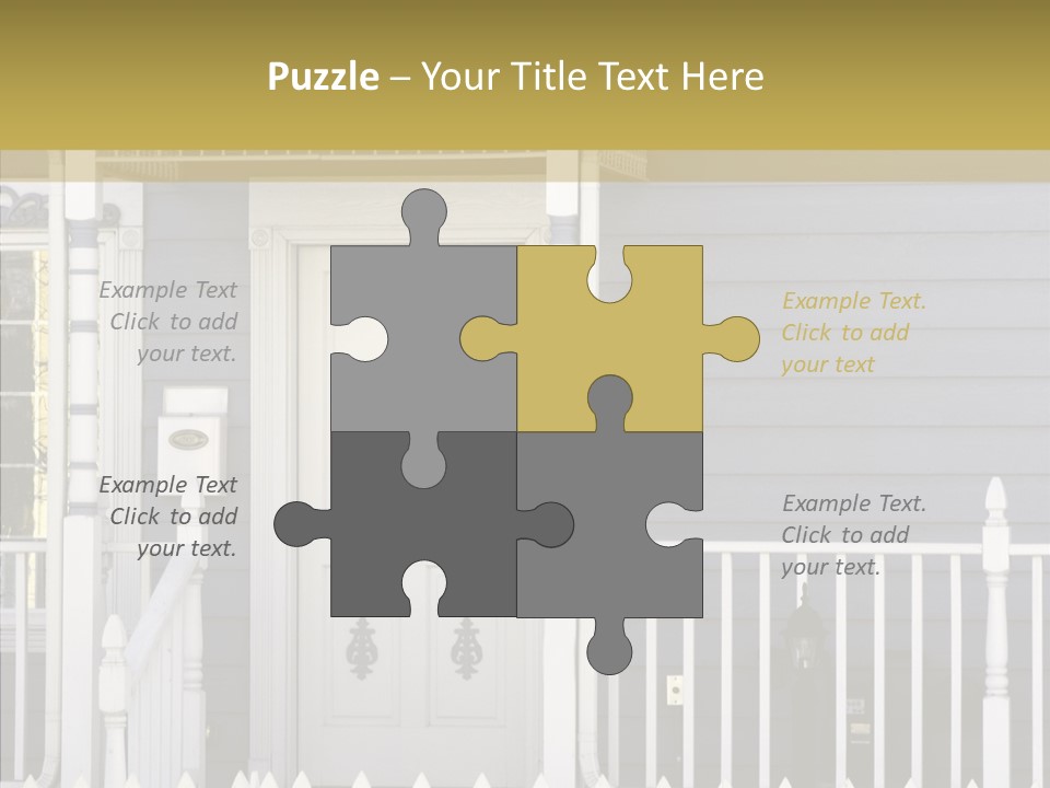 Sold Homefront Home PowerPoint Template
