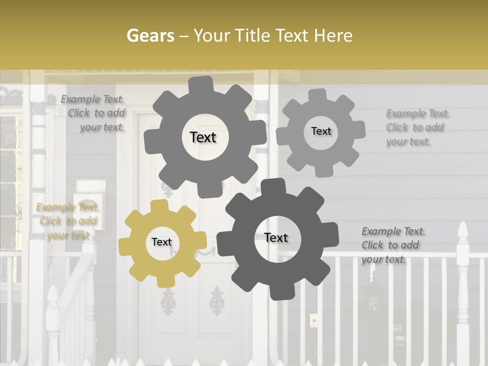 Sold Homefront Home PowerPoint Template