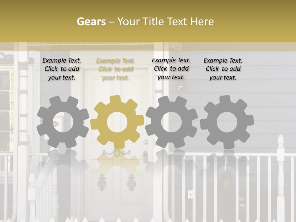 Sold Homefront Home PowerPoint Template