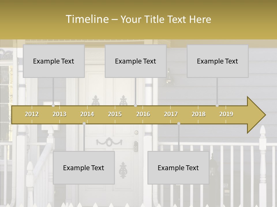 Sold Homefront Home PowerPoint Template