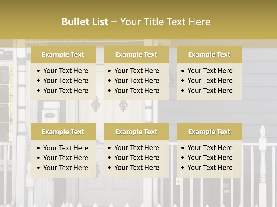 Sold Homefront Home PowerPoint Template