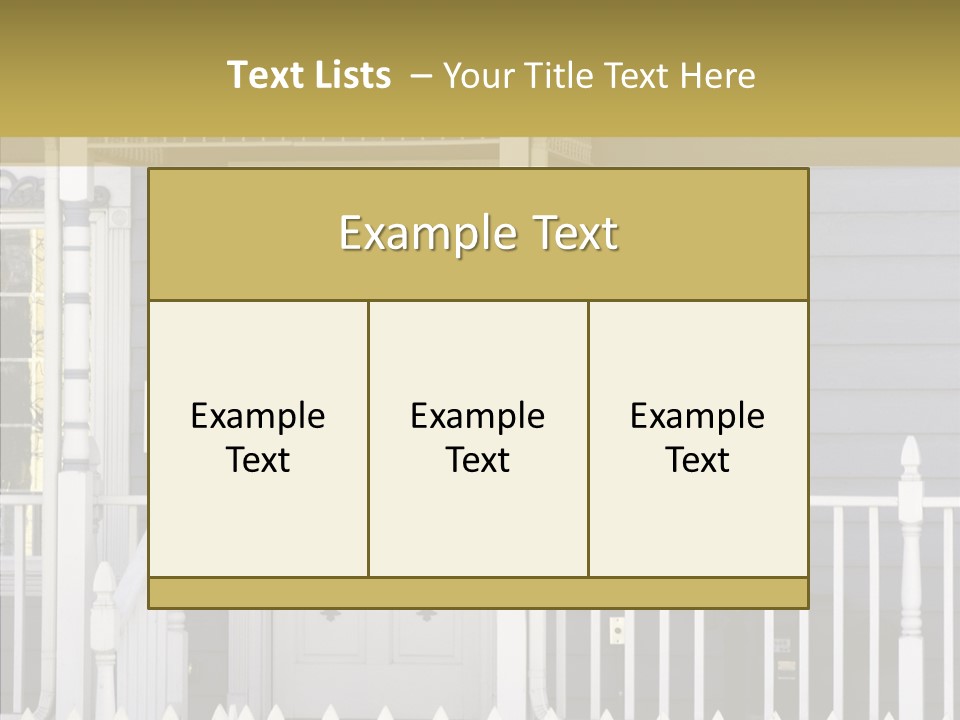 Sold Homefront Home PowerPoint Template