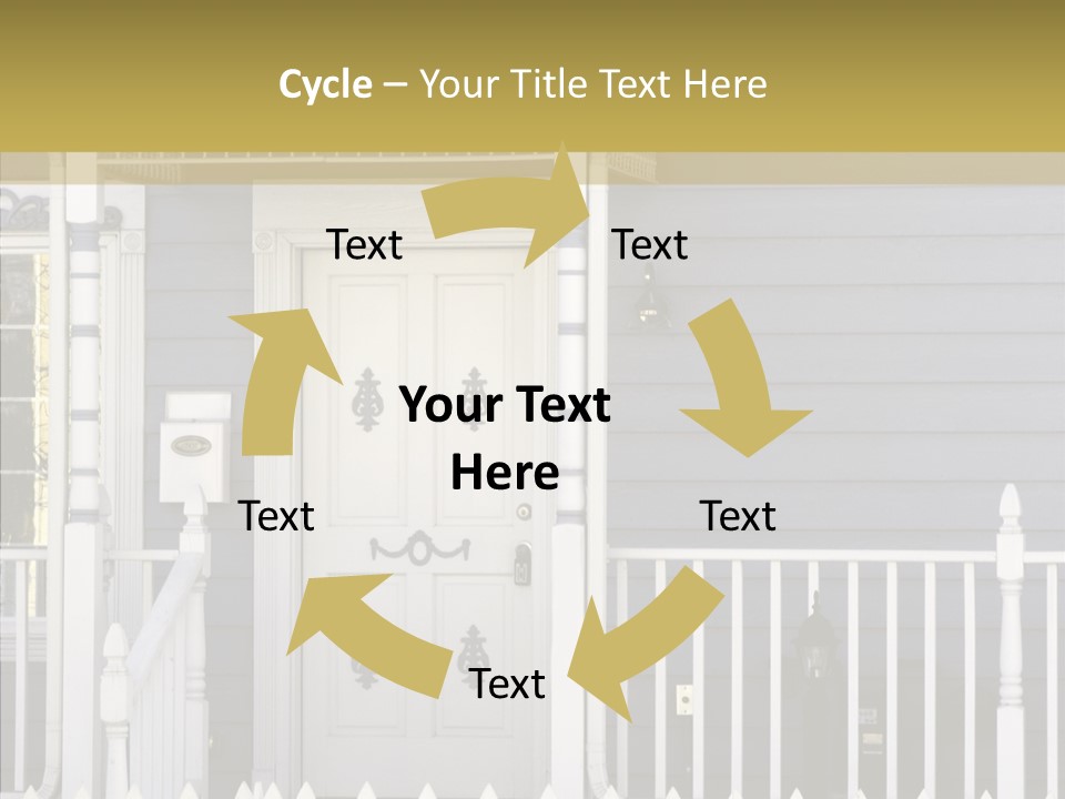 Sold Homefront Home PowerPoint Template