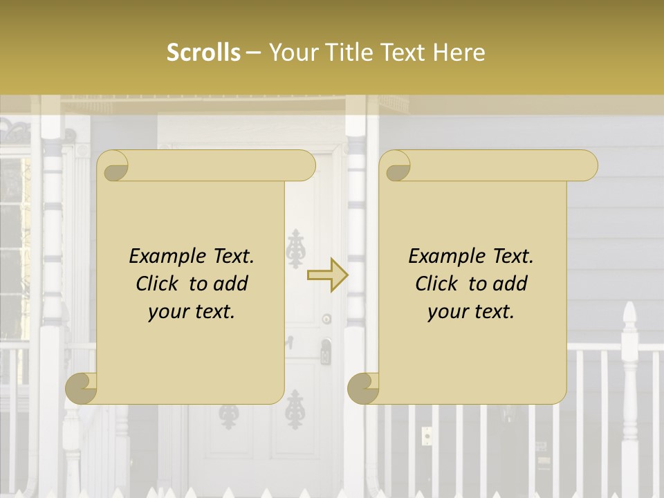 Sold Homefront Home PowerPoint Template