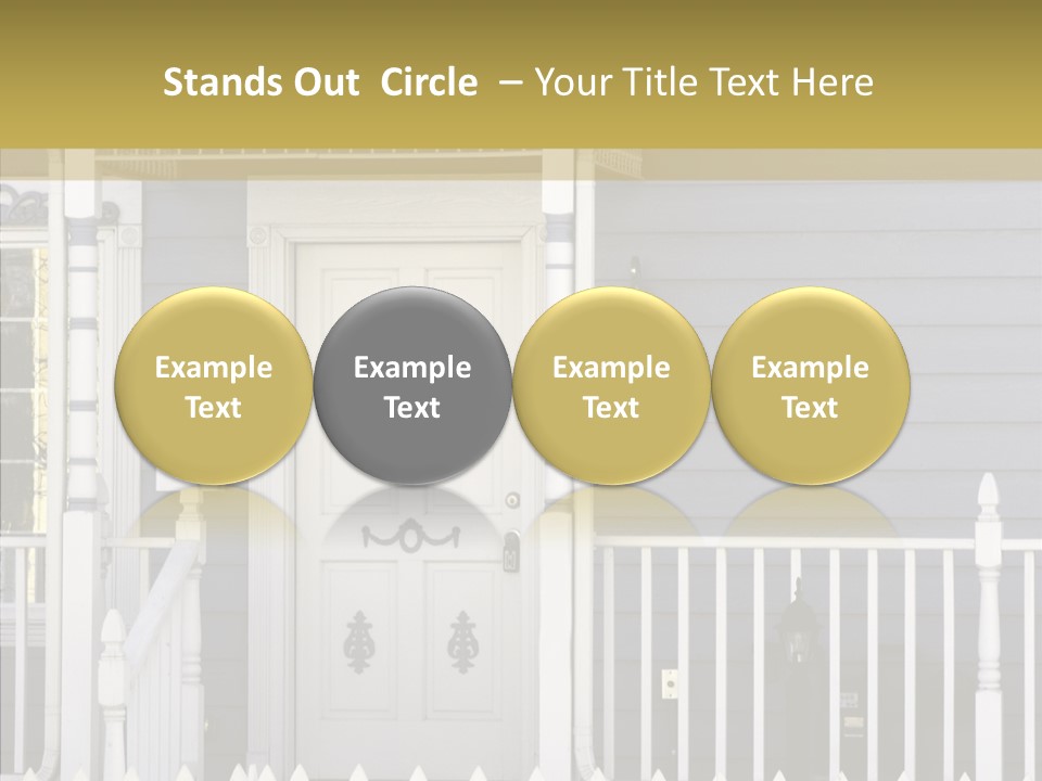 Sold Homefront Home PowerPoint Template