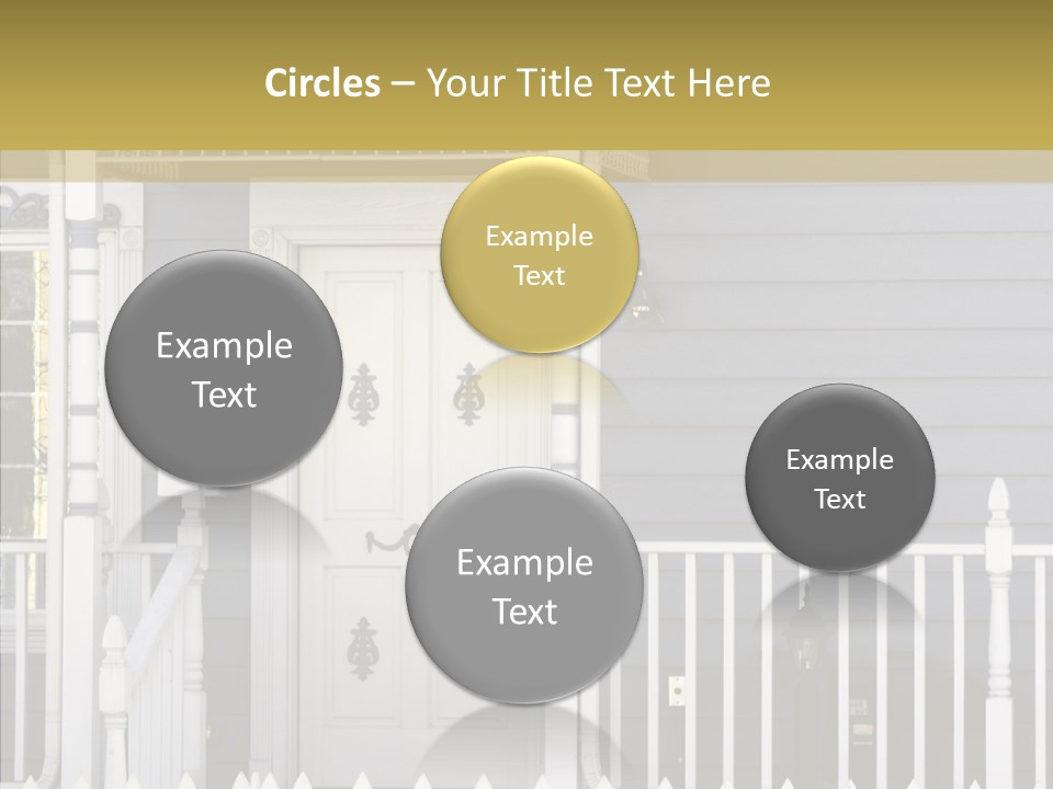 Sold Homefront Home PowerPoint Template