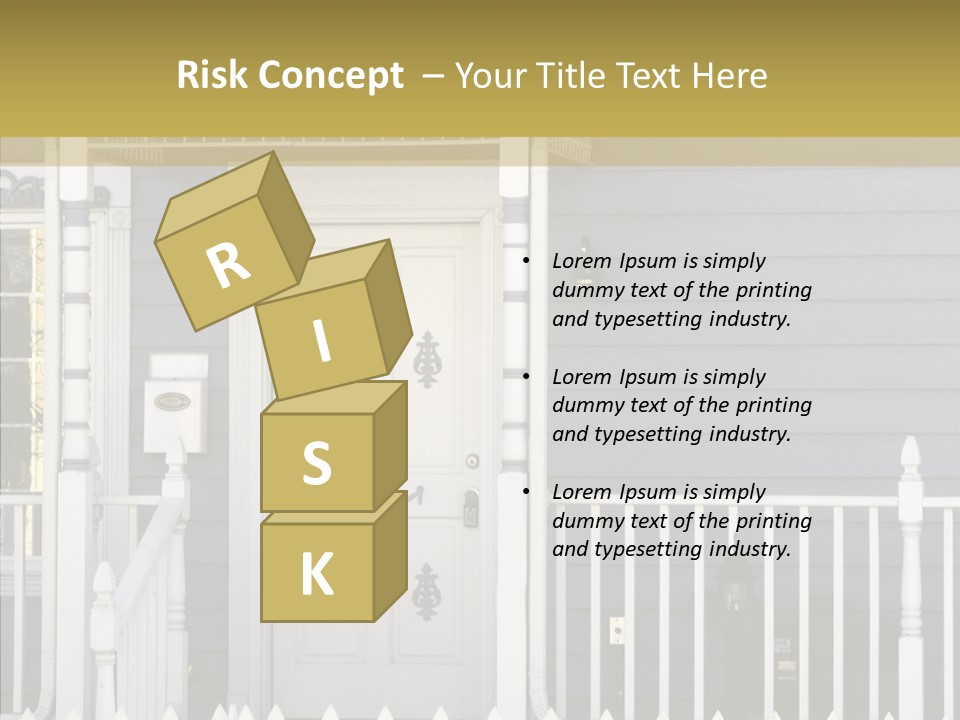 Sold Homefront Home PowerPoint Template