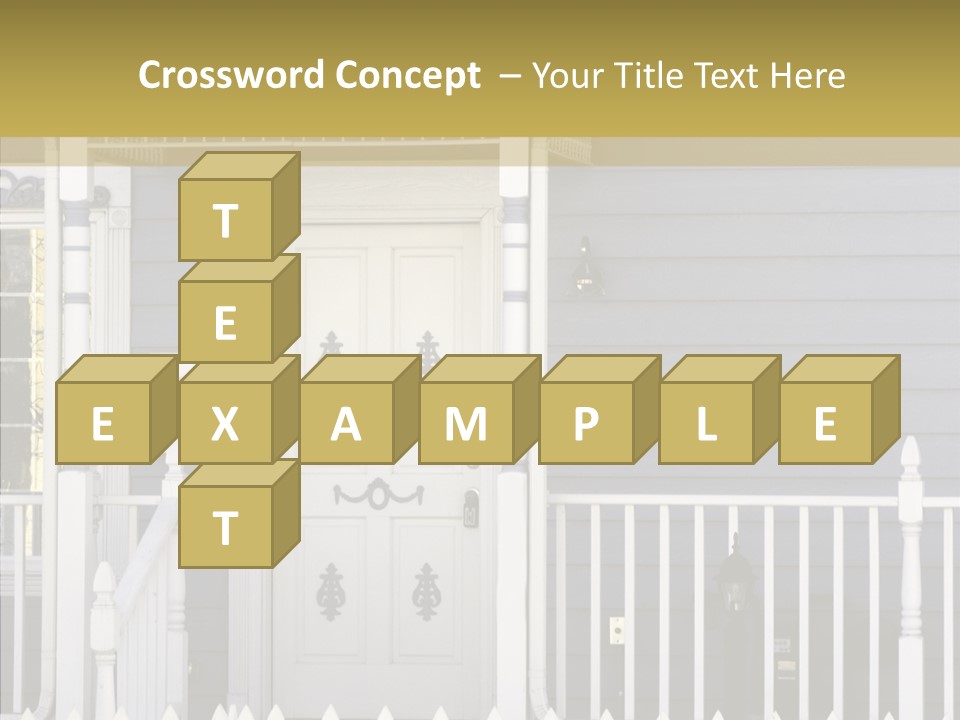 Sold Homefront Home PowerPoint Template