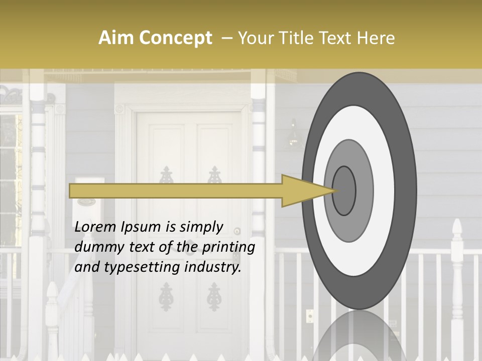 Sold Homefront Home PowerPoint Template