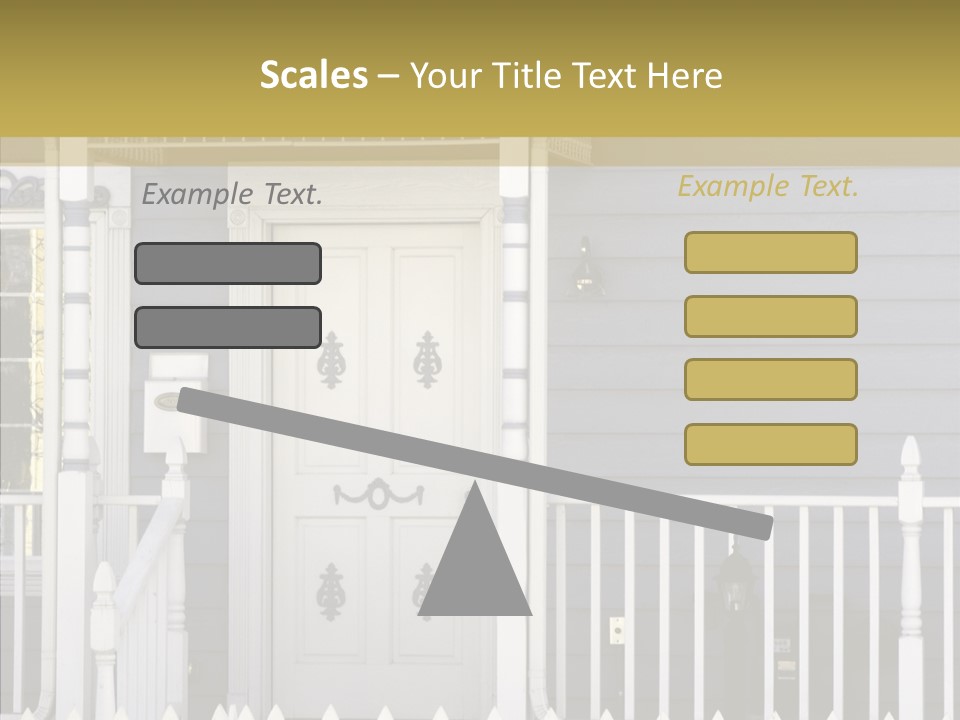 Sold Homefront Home PowerPoint Template