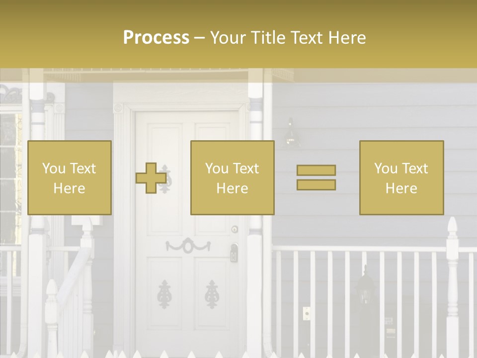 Sold Homefront Home PowerPoint Template