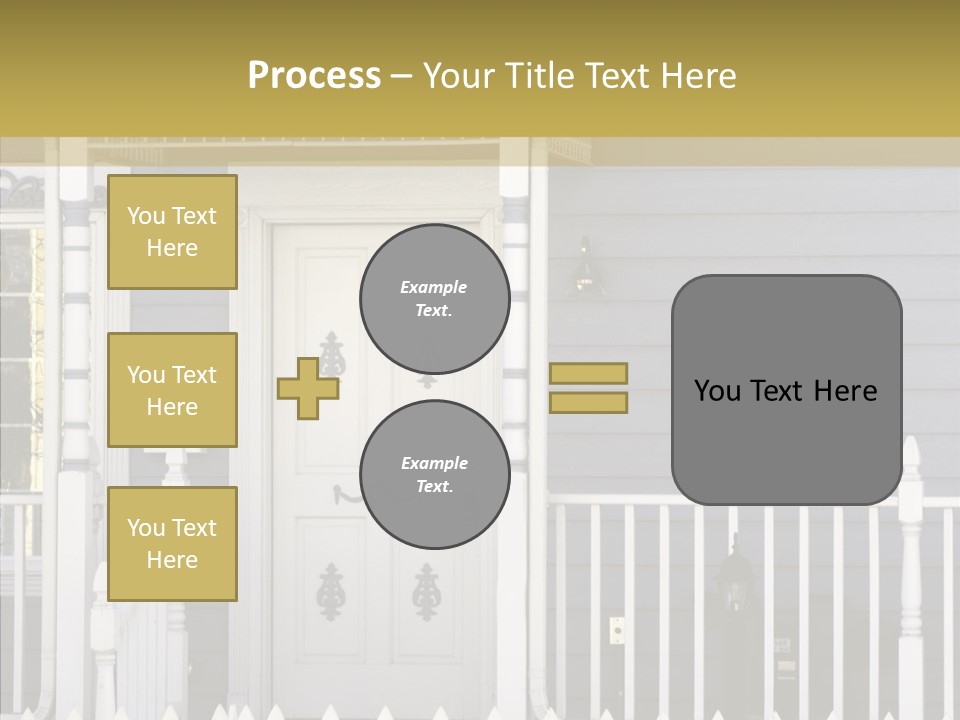 Sold Homefront Home PowerPoint Template