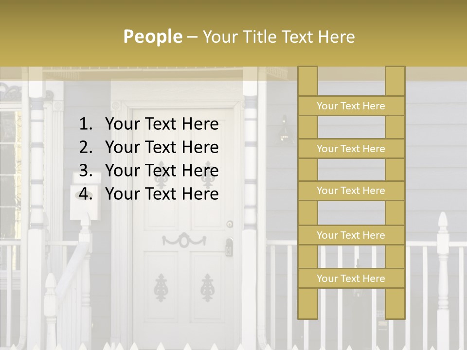 Sold Homefront Home PowerPoint Template