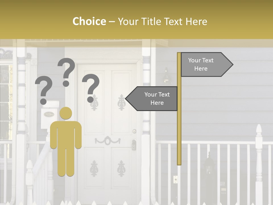 Sold Homefront Home PowerPoint Template
