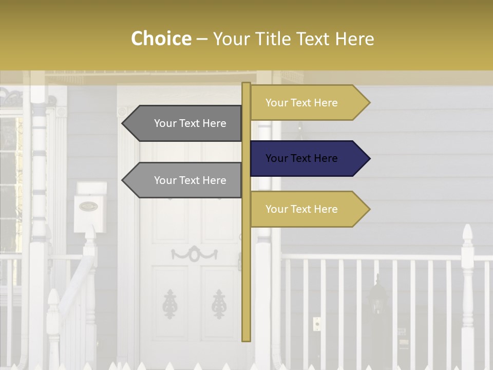 Sold Homefront Home PowerPoint Template