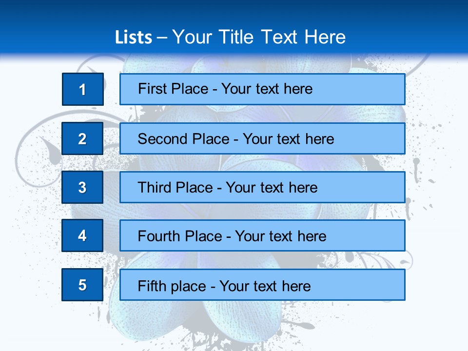 Decoration Floral Symbol PowerPoint Template