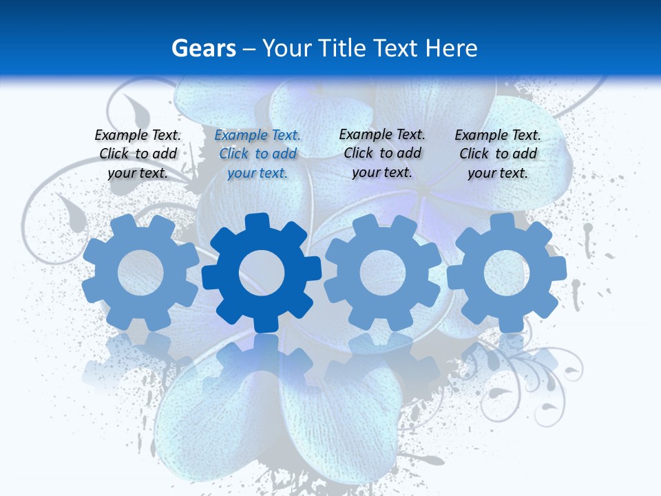 Decoration Floral Symbol PowerPoint Template