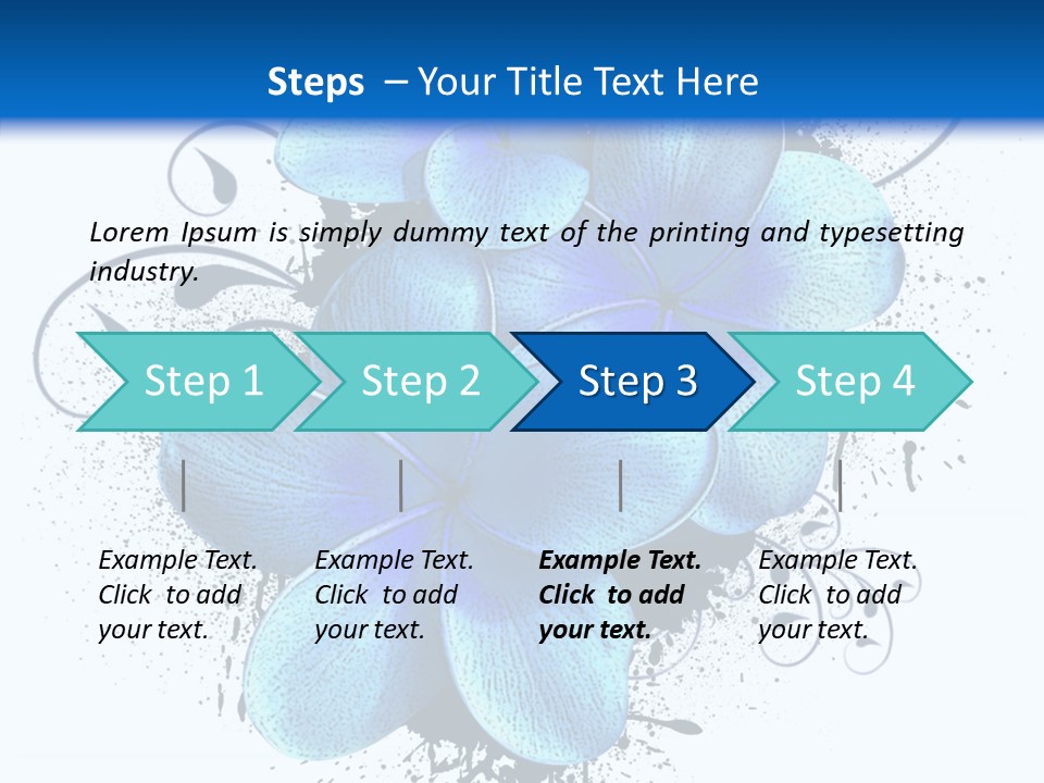 Decoration Floral Symbol PowerPoint Template