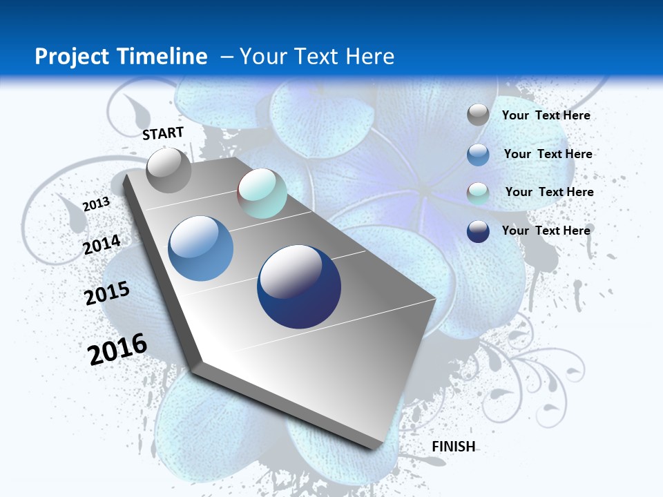 Decoration Floral Symbol PowerPoint Template