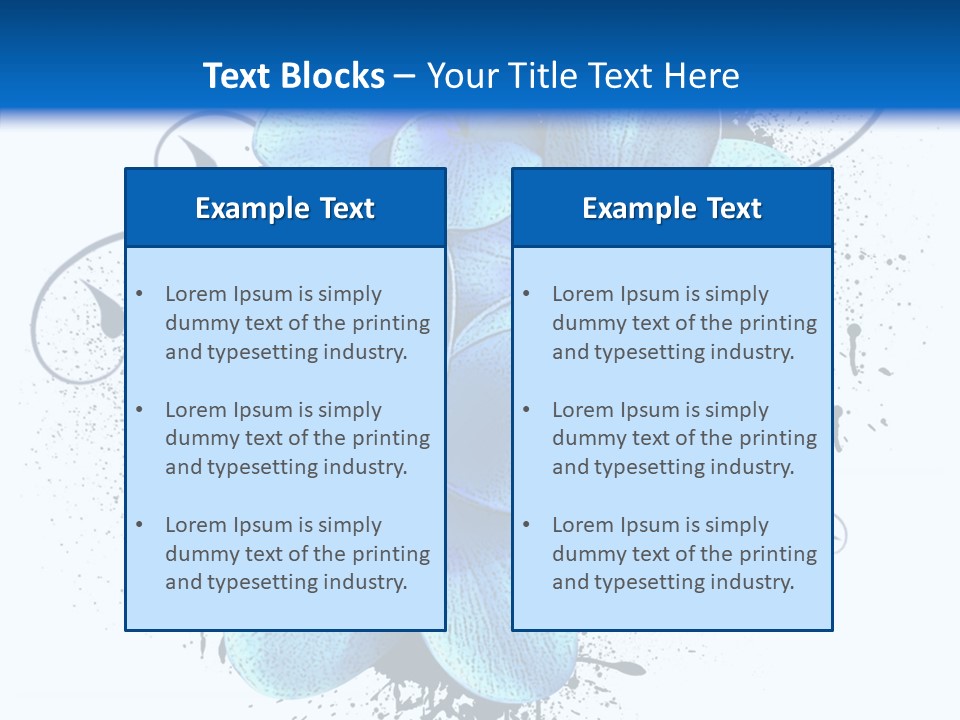 Decoration Floral Symbol PowerPoint Template