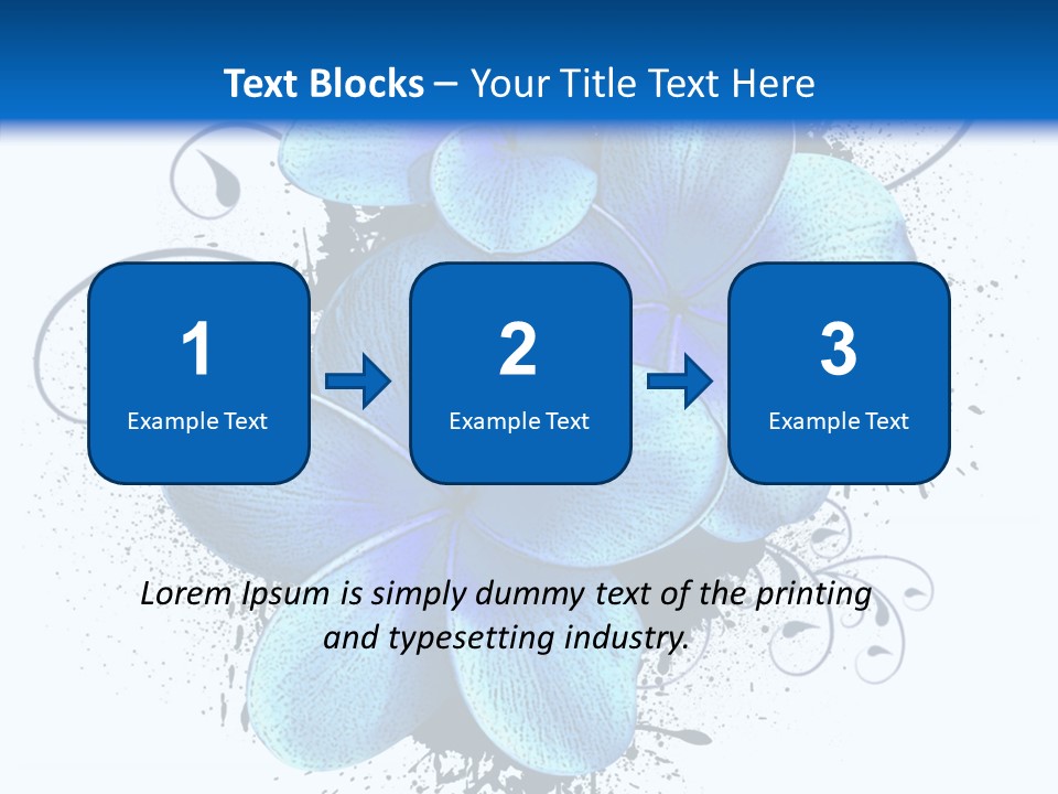 Decoration Floral Symbol PowerPoint Template