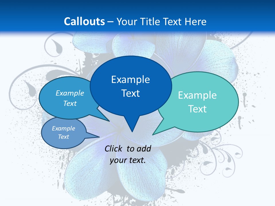 Decoration Floral Symbol PowerPoint Template