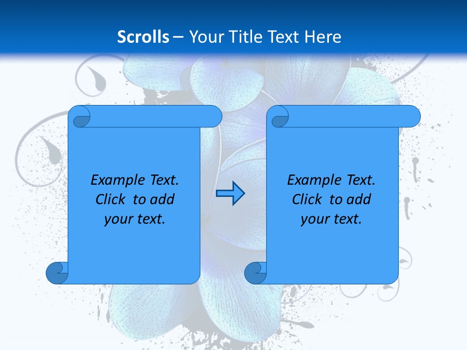 Decoration Floral Symbol PowerPoint Template