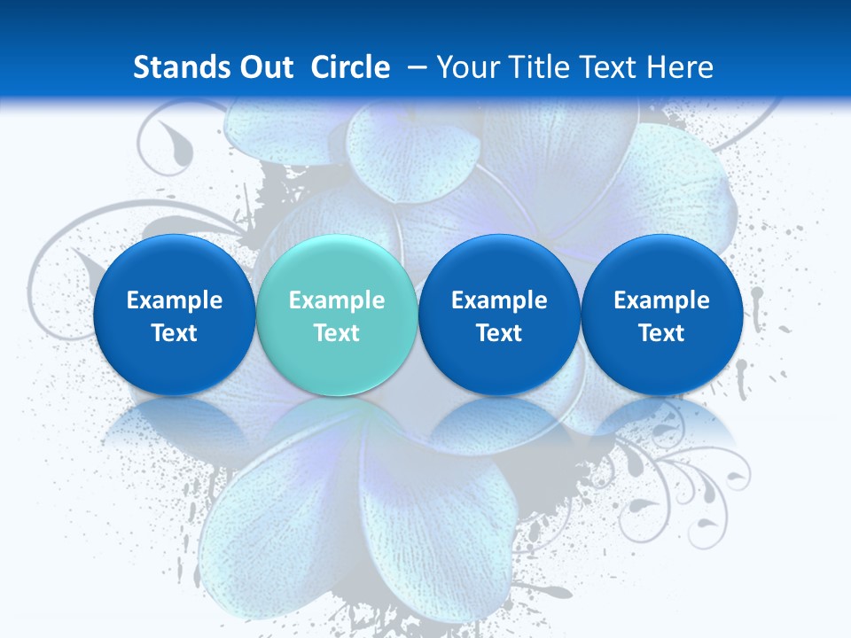 Decoration Floral Symbol PowerPoint Template