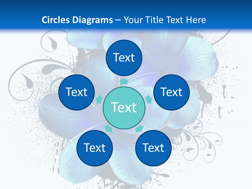 Decoration Floral Symbol PowerPoint Template