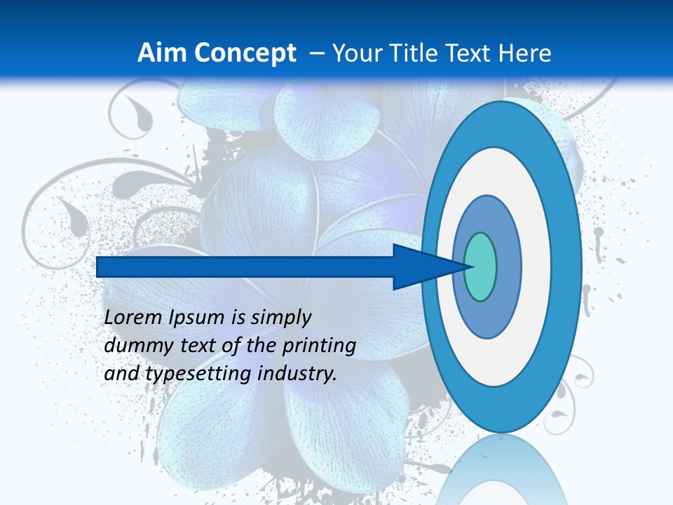 Decoration Floral Symbol PowerPoint Template