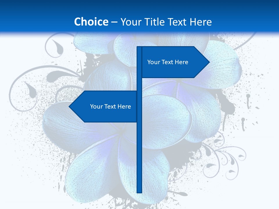 Decoration Floral Symbol PowerPoint Template