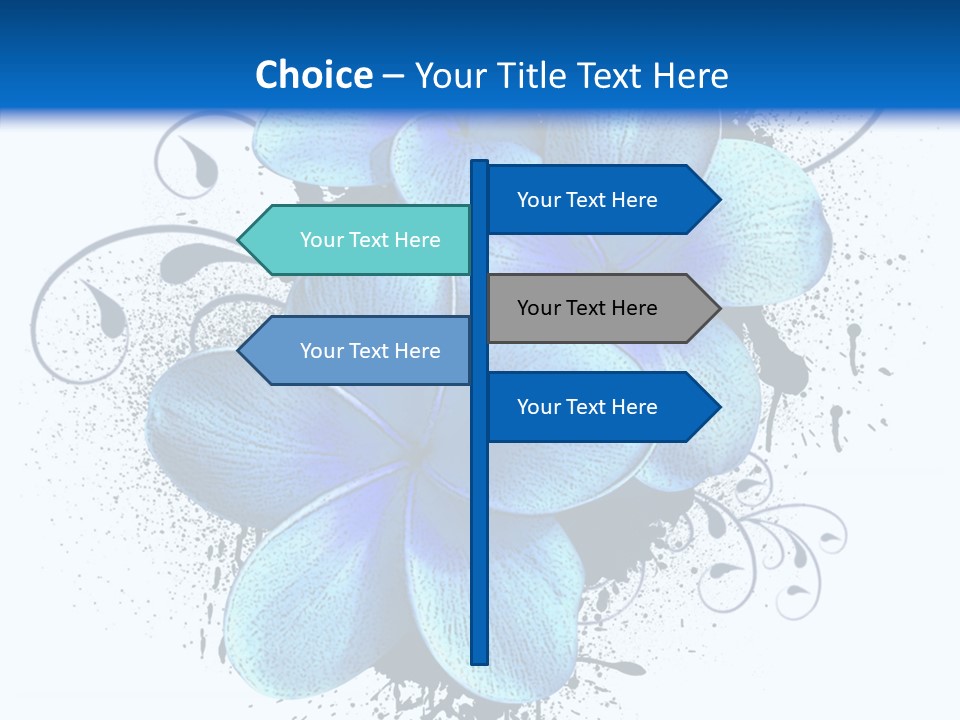 Decoration Floral Symbol PowerPoint Template