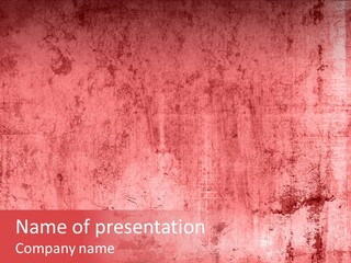 Retro Faded Wall PowerPoint Template