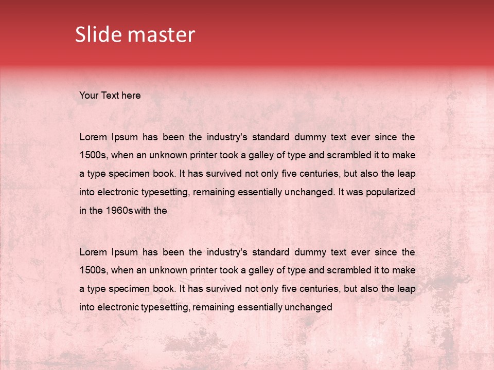 Retro Faded Wall PowerPoint Template