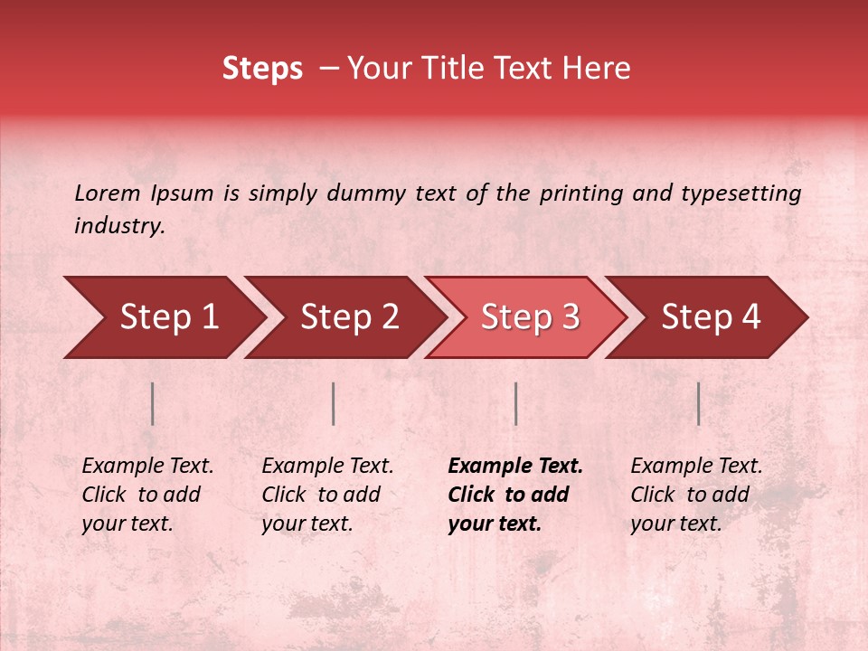 Retro Faded Wall PowerPoint Template