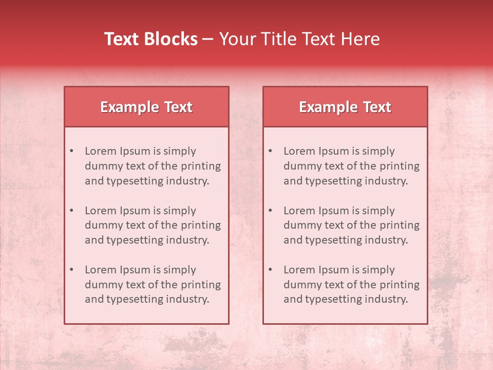 Retro Faded Wall PowerPoint Template