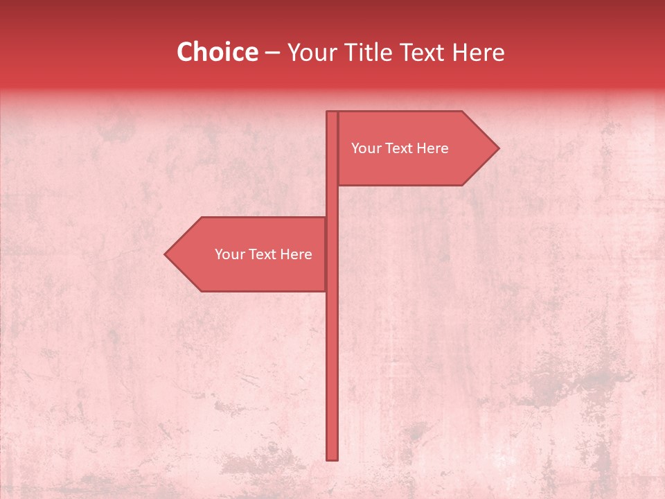 Retro Faded Wall PowerPoint Template