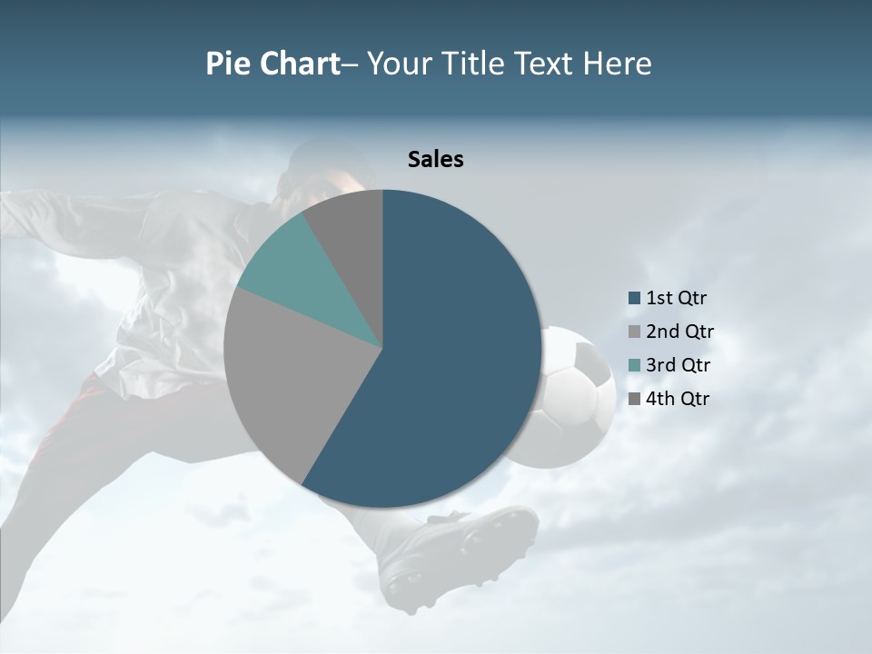 Boy Sky Football PowerPoint Template