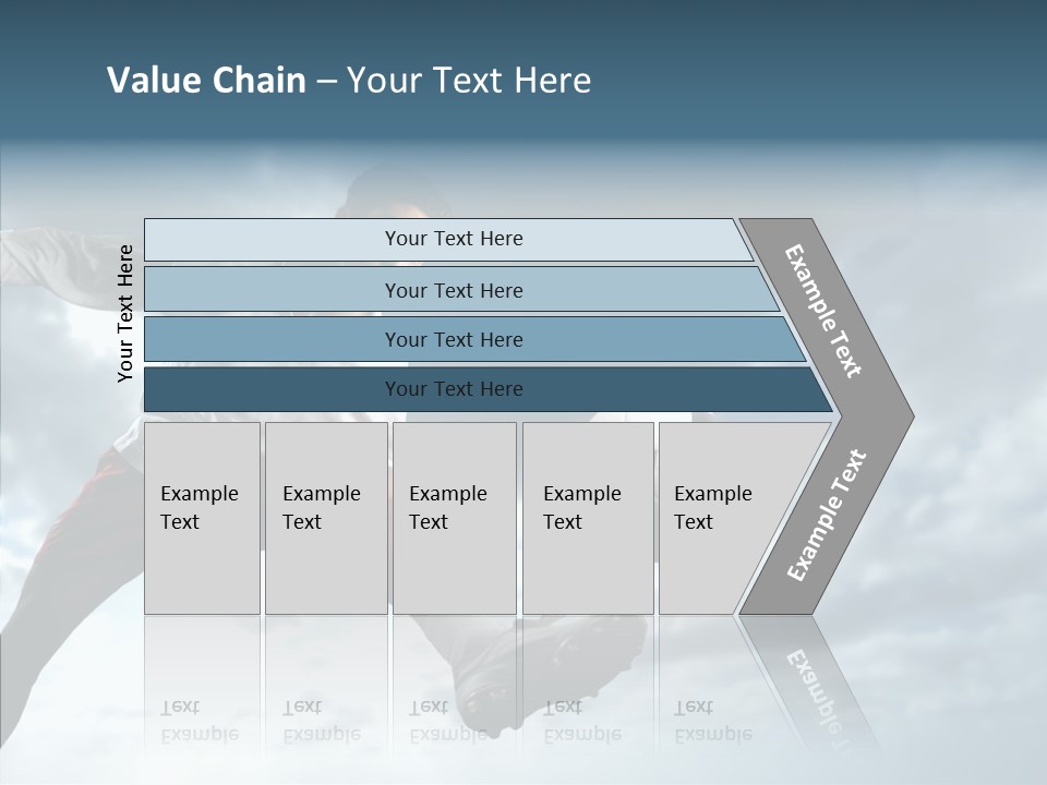 Boy Sky Football PowerPoint Template
