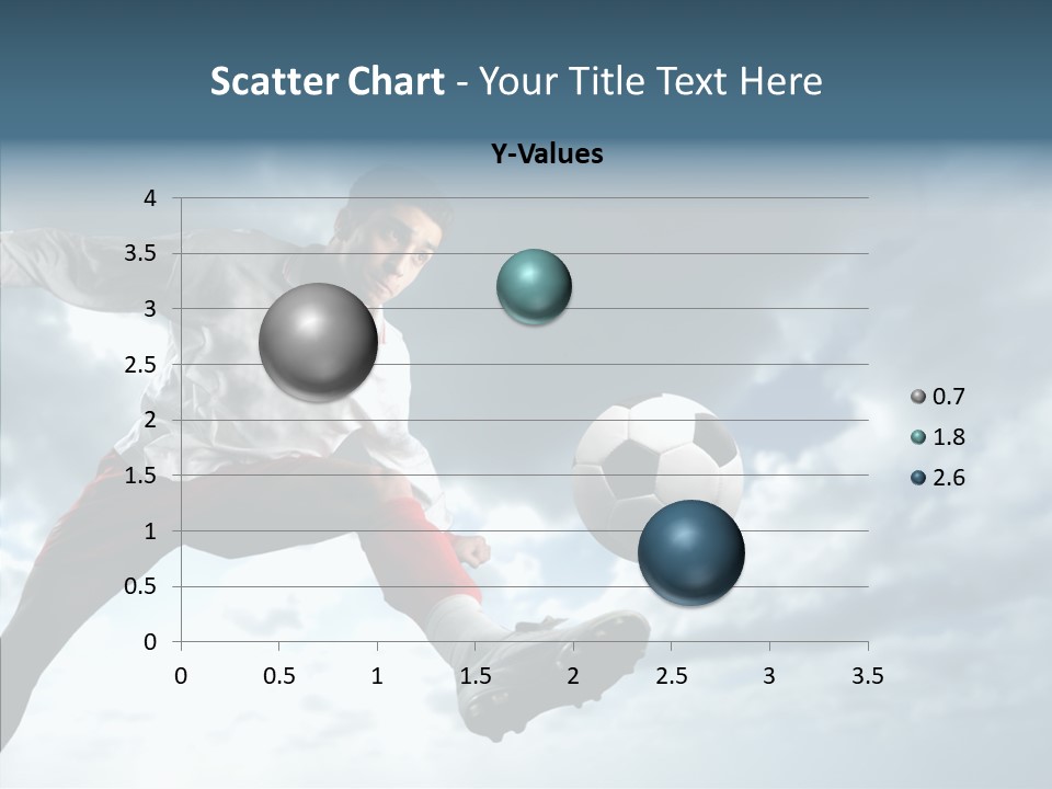 Boy Sky Football PowerPoint Template