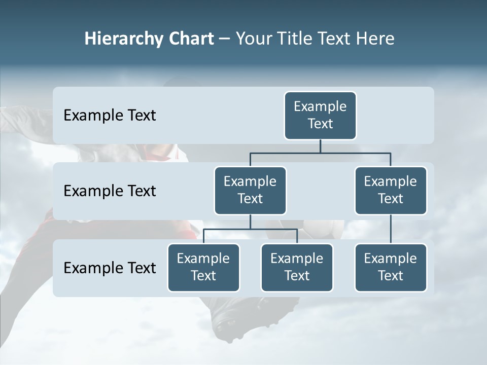 Boy Sky Football PowerPoint Template